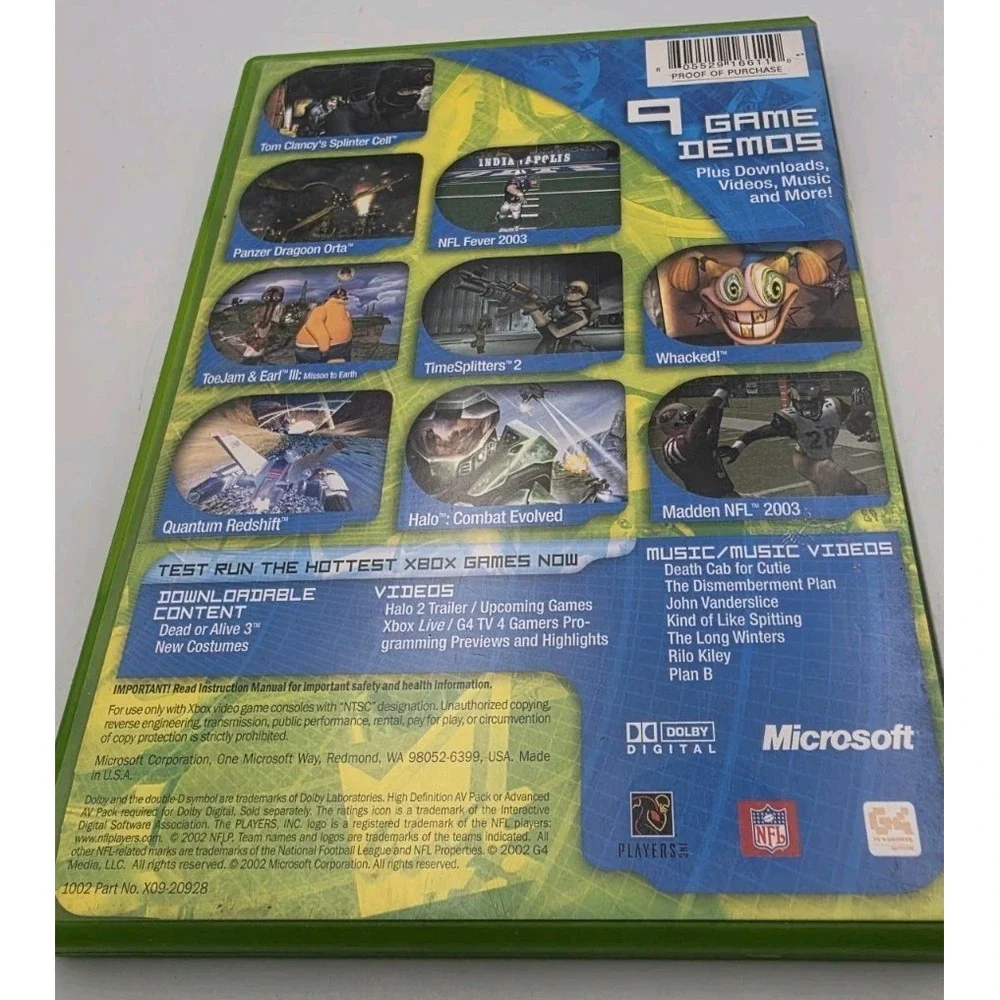 Microsoft Xbox Exhibition Demo Disc CIB sealed